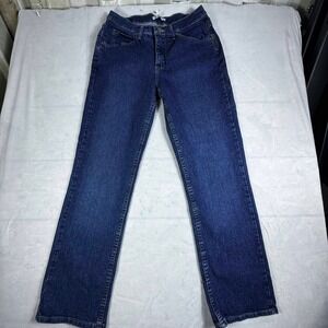 Riders By Lee Womens‎ Classic Fit Straight Leg Jeans Blue Denim Stretch 10 M